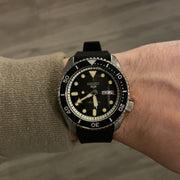 Seiko 5 Sports SRPD73K2 Suits Automatic Black Dial Black Rubber Men's Watch - mzwatcheslk srilanka
